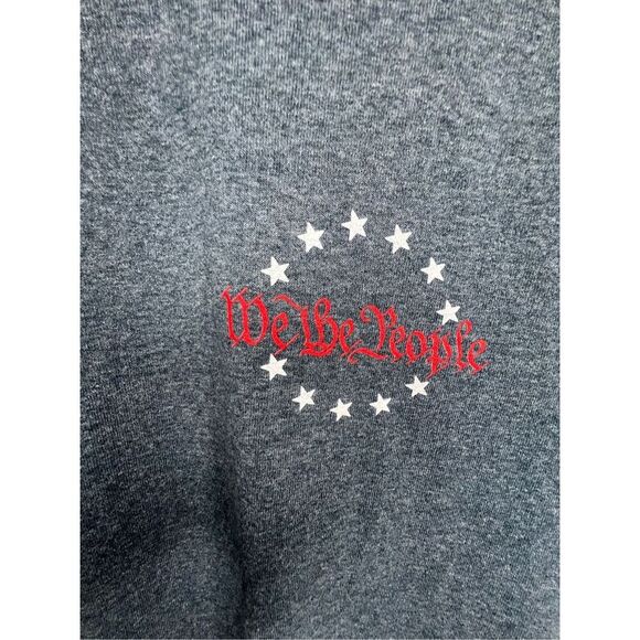 Gildan Grey Patriotic “We The People” Graphic Short Sleeve T-Shirt - Picture 2 of 5